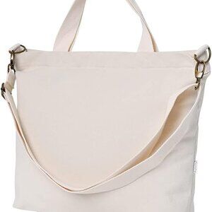 16oz Canvas Shoulder Bag - Multi-Purpose Tote for Work and Travel - Stylish